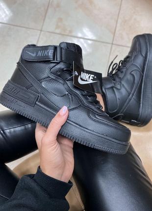 Nike Air Force Shadow Black 1