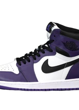 Кроссовки Nike Air Jordan 1 Retro High OG Court Purple, кроссо...