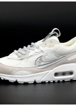 Чоловічі / жіночі кросівки Nike Air Max 90 Future White Silver...