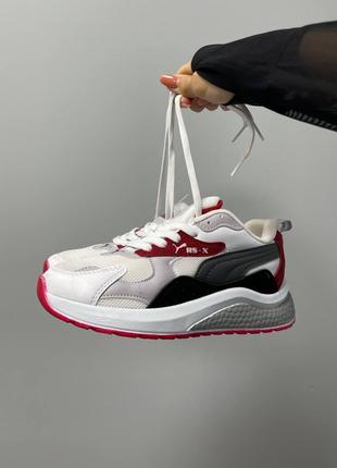 Puma RS-X White Red