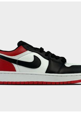 Мужские / женские кроссовки Nike Air Jordan 1 Low Red Black Re...