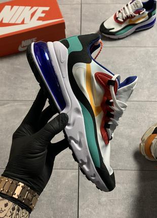 Мужские кроссовки Nike Air Max 270 React Multicolor, мужские к...