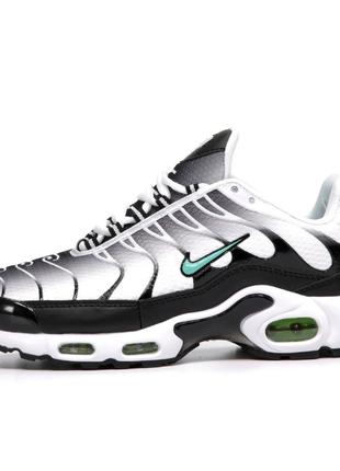 Мужские кроссовки Nike Air Max Plus TN Black White Mint, черно...