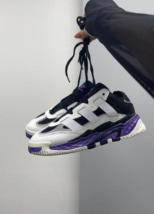 Adidas Niteball White Black Violet v3