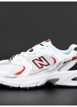 Мужские / женские кроссовки New Balance 530 White, белые кросс...