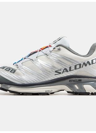 Мужские кроссовки Salomon XT-4 Advanced Silver, серые кроссовк...