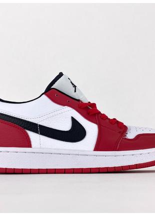 Мужские / женские кроссовки Nike Air Jordan 1 Low Red Retro ун...