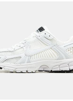 Мужские кроссовки Nike Zoom Vomero 5 White, белые кожаные крос...