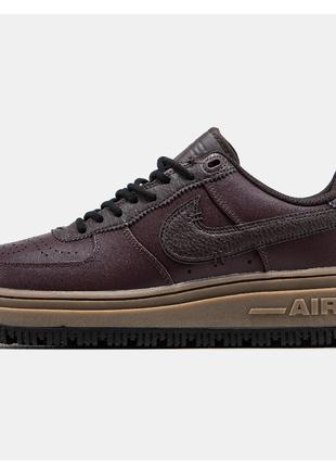 Мужские кроссовки Nike Air Force 1 '07 Luxe Brown Basalt, кори...