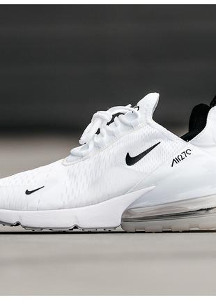 Мужские / женские кроссовки Nike Air Max 270 White, унисекс бе...