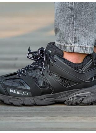 Мужские / женские кроссовки Balenciaga Track 3.0 Black, черные...