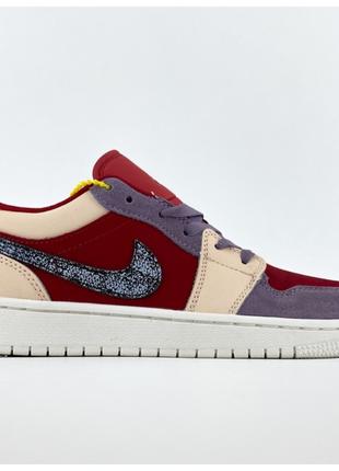 Женские кроссовки Nike Air Jordan 1 Retro Low "Canyon Rust", к...