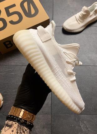 Кроссовки Adidas Yeezy Boost 350 V2 Full White, кроссовки адид...