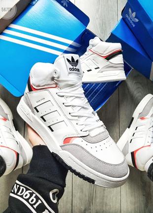 Мужские кроссовки Adidas Drop Step White\Grey\Orange