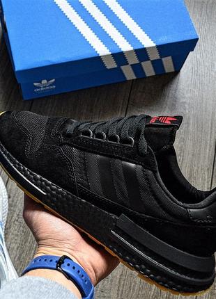 Мужские кроссовки Adidas ZX 500 RM Black