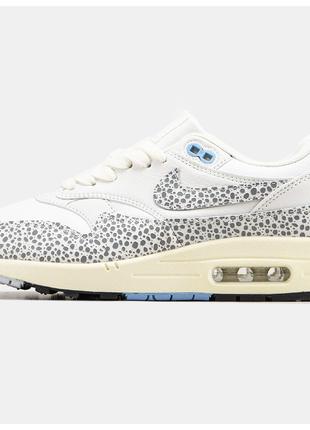 Жіночі кросівки Nike Air Max 1 Safari, шкіряні кросівки найк а...