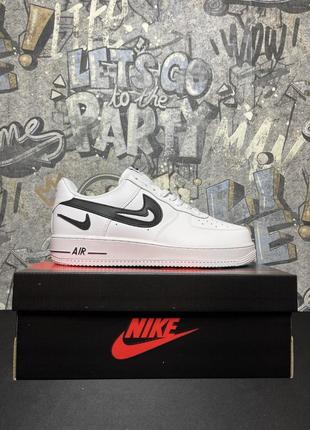Nike Air Force 1 Low '07 FM Cut Out Swoosh White Black