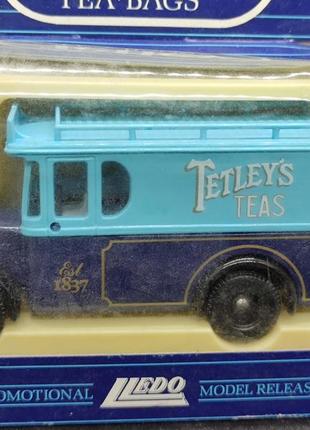 Lledo tetley tea bags 1837 реклама чай фургон модель 1932 англ...