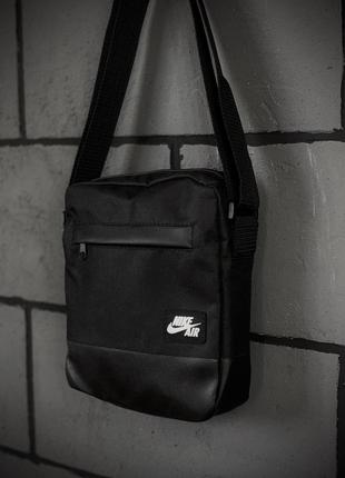 Барсетка Nike Unique черная Мужская найк сумка через плечо