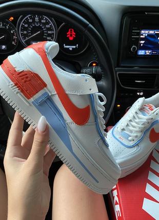 Жіночі кросівки Nike Air Force 1 Low Red White Blue, жіночі кр...