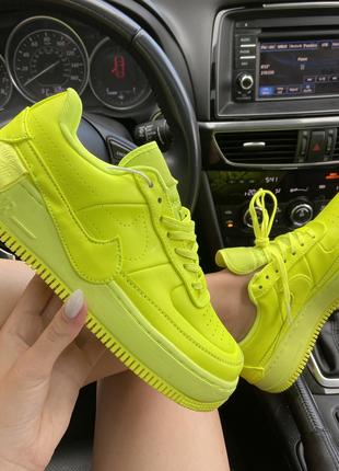 Жіночі кросівки Nike Air Force 1 Low Jester Neon Green, жіночі...