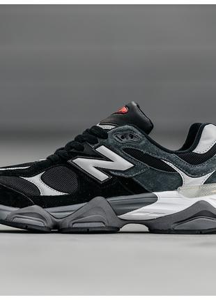 Мужские / женские кроссовки New Balance 9060 Black White черны...