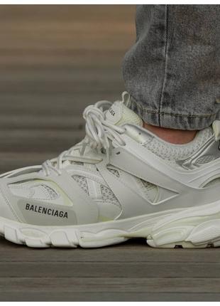 Мужские / женские кроссовки Balenciaga Track 3.0 White, белые ...