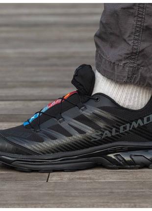 Мужские кроссовки Salomon XT-4 Advanced Black, черные кроссовк...