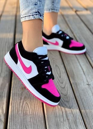 Nike Air Jordan Retro 1 Low Pink Black White