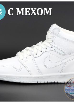 Мужские / женские зимние кроссовки Nike Air Jordan 1 Retro Hig...