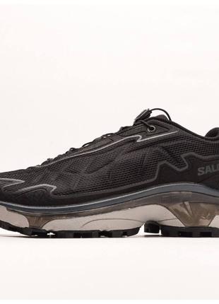 Мужские кроссовки Salomon XT-Slate Advanced Black, черные крос...