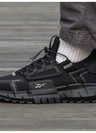 Чоловічі кросівки Reebok Zig Kinetica Edge Black, чорні кросів...