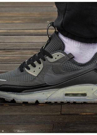 Мужские кроссовки Nike Air Max 90 Terrascape Grey Black Lime I...