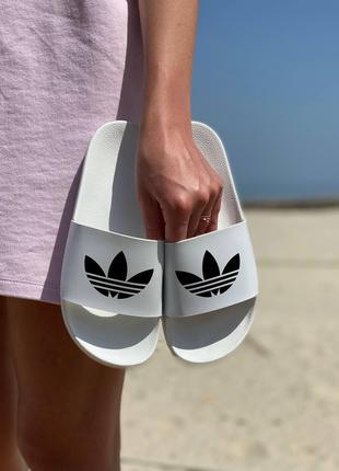 Adidas White Black Logo