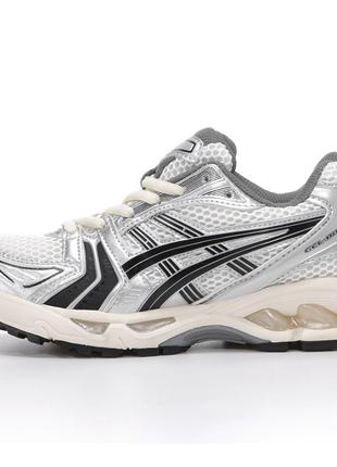 Мужские / женские кроссовки Asics Gel-Kayano 14 White Silver B...