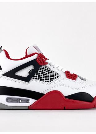 Мужские / женские кроссовки Nike Air Jordan 4 Retro Fire Red, ...