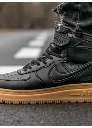 Мужские зимние кроссовки Nike Air Force 1 High Gore-Tex Black ...