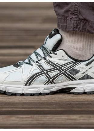 Мужские / женские кроссовки Asics Gel-Kahana 8 White Black, че...