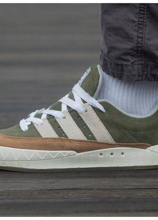 Мужские кроссовки Adidas Adimatic x Human Made Khaki, хаки зам...