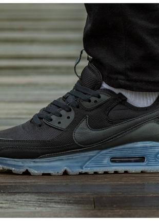 Мужские кроссовки Nike Air Max 90 Terrascape Black Blue DQ3987...