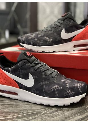 Мужские кроссовки Nike Air Max Tavas Camo Grey Orange, мужские...