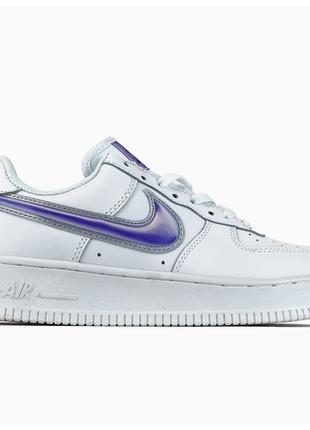 Женские кроссовки Nike Air Force 1 '07 Low White Violet, белые...