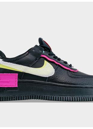 Женские кроссовки Nike Air Force 1 Shadow Low Removable, черны...