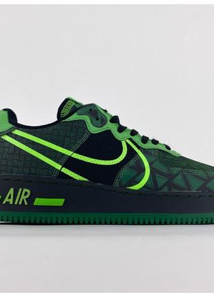 Мужские кроссовки Nike Air Force 1 Low React "Naija", зелёные ...