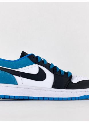 Мужские / женские кроссовки Nike Air Jordan 1 Low Blue Retro, ...