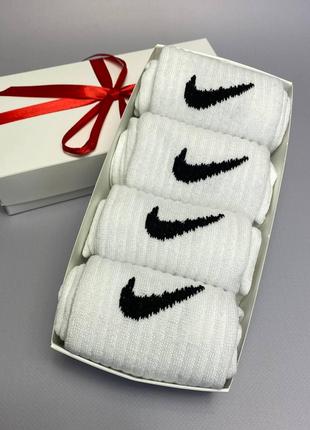 Мужской подарочный набор носков Nike, Высокие длинные хлопковы...