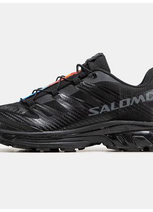 Мужские кроссовки Salomon XT-4 Advanced Black, черные кроссовк...