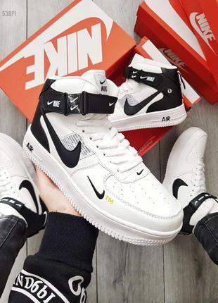 ДЕМИСЕЗОН! Мужские кроссовки Nike Air Force Hight White/Black