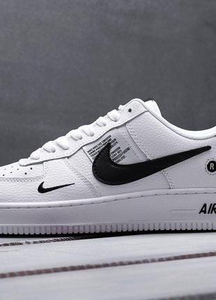 Мужские кроссовки Nike Air Force Low White/Black