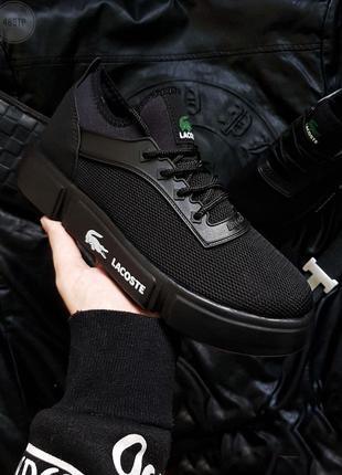 Чоловіче фірмове взуття Lacoste Total Black